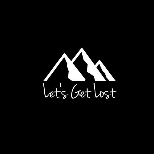 Let s Get Lost Mountains NOK Decal Vinyl Sticker Cars Trucks Vans Walls Laptop White 5-5 x 4-0 in NOK1151 Let s Get Lost Mountains NOK Decal Vinyl Sticker Cars Trucks Vans Walls Laptop White 5-5 x 4-0 in NOK1151