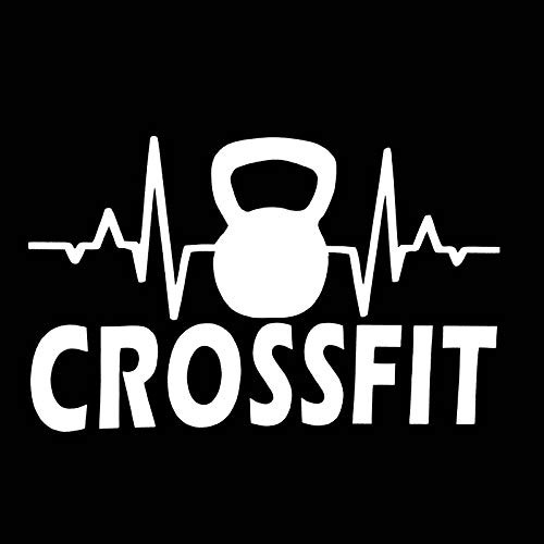 Crossfit Heartbeat Kettlebell MKR Decal Vinyl Sticker Cars Trucks Vans Walls Laptop White 5-5 x 3-5 in MKR1393 Crossfit Heartbeat Kettlebell MKR Decal Vinyl Sticker Cars Trucks Vans Walls Laptop White 5-5 x 3-5 in MKR1393