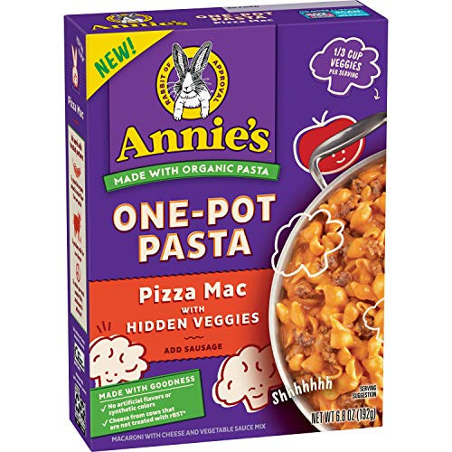 Annie s Homegrown One-Pot Pasta With Hidden Veggies  Pizza Mac  6-8 Oz