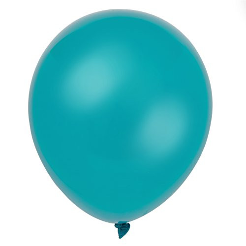 12  Latex Teal Balloons  10ct