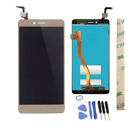 Dr.Chans LCD Display Screen Touch Digitizer Assembly Replacement with Free Tools for Lenovo K6 Note K53a48 5.5" Gold