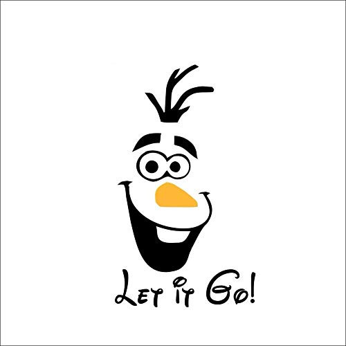 Hatcherabilia Novelty Olaf Inspired  let it go  Fun Toilet Sticker