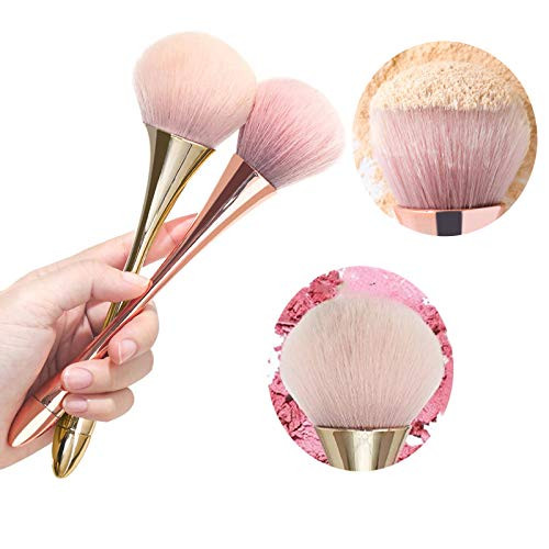 Large-Makeup-Brush   Mineral Powder Foundation Makeup Brush   Soft Fluffy Foundation Brush  Professional Powder Brush and Blush Brush for Daily Makeup