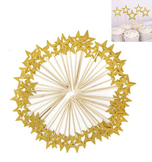 50 Pcs Star Cupcake Toppers Star Cupcake Toppers Twinkle Little Star Decorations Birthday Cupcake Toppers Glitter Star Cake Decorations for Party Birthday Wedding Ceremony 50 PCS Gold Star 50 Pcs Star Cupcake Toppers Star Cupcake Toppers Twinkle Little Star Decorations Birthday Cupcake Toppers Glitter Star Cake Decorations for Party Birthday Wedding Ceremony 50 PCS Gold Star