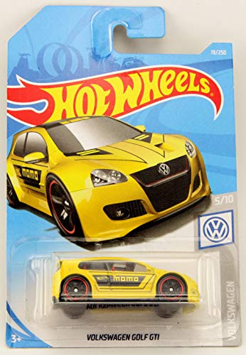 Hot Wheels Volkswagen Golf GTI momo Yellow  Int- Card