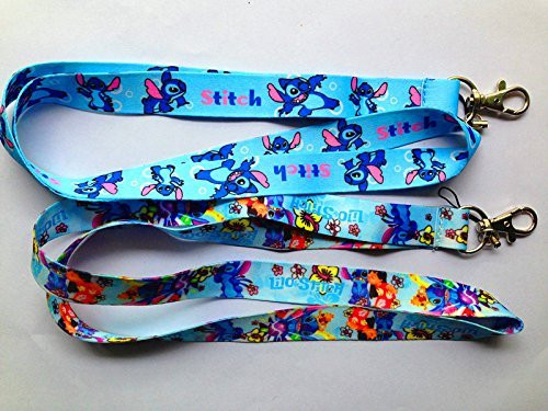 Set of 2 Lilo Stitch Lanyard Key Chain Holder ~Lanyard~ lilo Stitch Set of 2 Lilo Stitch Lanyard Key Chain Holder ~Lanyard~ lilo Stitch
