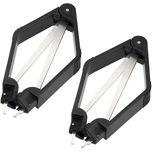 PAGOW Stainless Steel PLCC IC Chip Extractor  Motherboard Circuit Board Component Puller  Chip Extraction Puller Tool 2 PACK