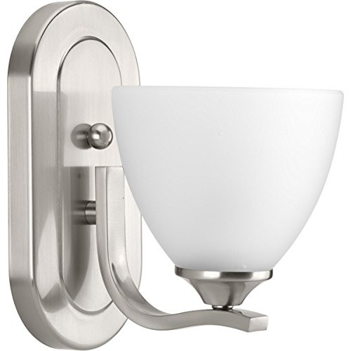 Progress Lighting P300095-009 Laird One-Light Bath Brushed Nickel