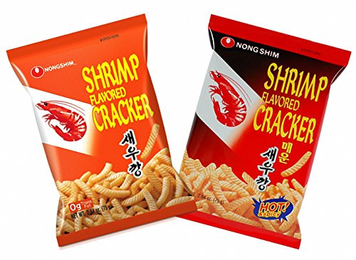 Nongshim Shrimp Flavored Cracker Combo Pack - 2-64 Oz Pack of 2