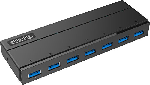 Plugable 7 Port USB 3.0 Hub with 36W Power Adapter Plugable 7 Port USB 3.0 Hub with 36W Power Adapter
