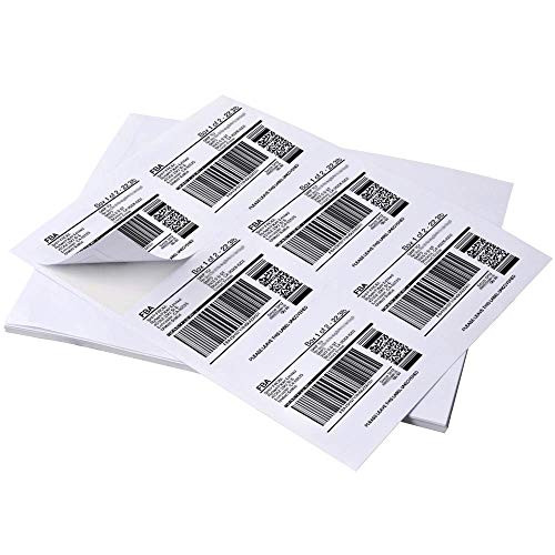 RyhamPaper 6-up 3-1-3  X 4  Sticker Labels  Shipping Address Labels for Laser-Ink Jet Printer 100 Sheets-600 Labels