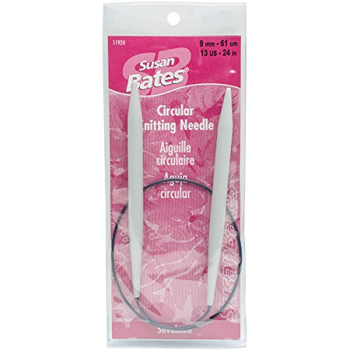 Susan Bates 24-Inch Silvalume Circular Knitting Needle 9mm Susan Bates 24-Inch Silvalume Circular Knitting Needle 9mm
