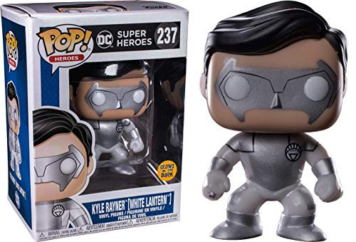 Funko Pop DC Super Heroes: White Lantern Kyle Rayner Glow Collectible Figure, Multicolor