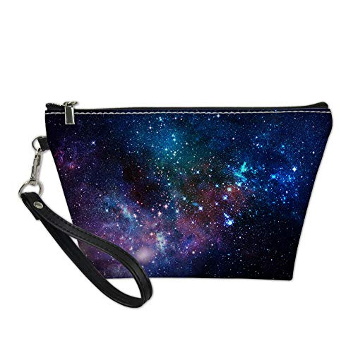 Xhuibop Cosmetic Bags for Women Travel Small Makeup Bag Little Girl Galaxy Sky Design Cosmetic Pouch Leather Clutch Toiletry Bag with Handle Xhuibop Cosmetic Bags for Women Travel Small Makeup Bag Little Girl Galaxy Sky Design Cosmetic Pouch Leather Clutch Toiletry Bag with Handle