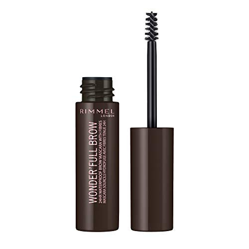 RIMMEL LONDON Wonder Full Brow Mascara  003 Dark Brown  0-17 Fluid Ounce