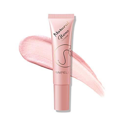 Shimmer Liquid Highlighter Glow  Silky Smooth Illuminating Glow Radiant Highlighting Illuminator Women Makeup for Eye Cheek Face Body Bronzer Contour Highlight ROSE GOLD-1PC