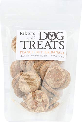 Riker s Dog Treats  Treats Peanut Butter Banana Original  4 Ounce