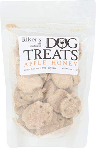 Riker s Dog Treats  Treats Apple Honey Original  4 Ounce