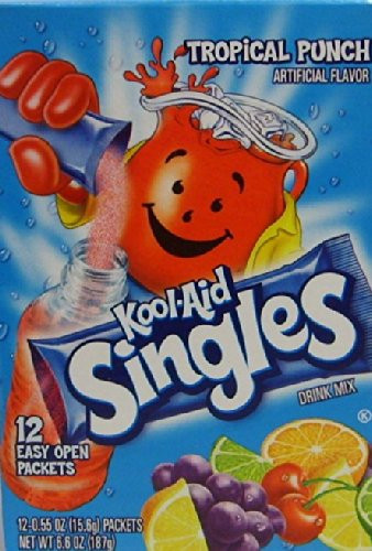 Kool-Aid Singles Tropical Punch Soft Drink Mix- 12 CT