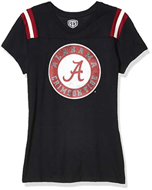 OTS NCAA Alabama Crimson Tide Women s Point Out Short Sleeve Tee Logo Medium OTS NCAA Alabama Crimson Tide Women s Point Out Short Sleeve Tee Logo Medium