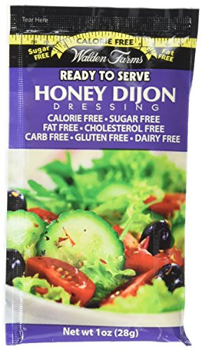 Walden Farms Honey Dijon Salad Dressing Packets - Six 1 oz- packets per box