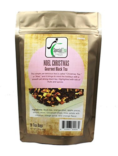 Special Tea Noel Christmas Black Tea  20 Wrapped Tea Bags  1-41 Ounce