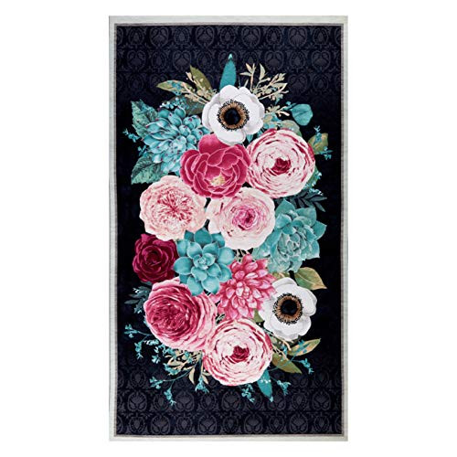 Wilmington Botanical Oasis Large 24   Panel Multi Quilt Fabric