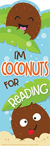 EUREKA 24 Piece Scratch-and-Sniff Coconut Scented Bookmarks