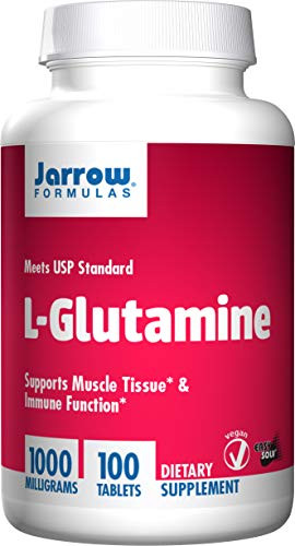 Jarrow Formulations Jarrow L-glutamine  Supports Muscle Tissue   Immune Function  1000 mg  100 Easy-Solv Tabs
