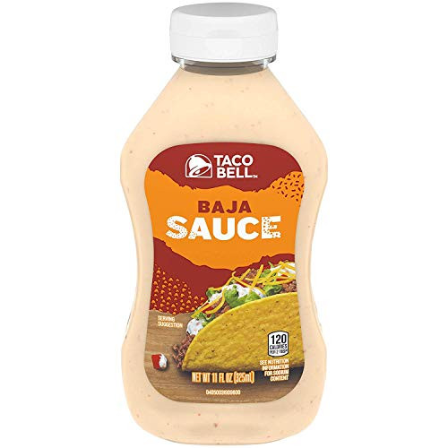 Taco Bell Baja Sauce  11 Ounce Bottle NEW FLAVOR Taco Sauce