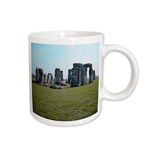 3dRose Stonehenge England Blue Sky Green Grass Ceramic Mug  15-Ounce