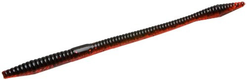 Zoom Trick Worm-Pack of 20 Black Ruby  6-75-Inch