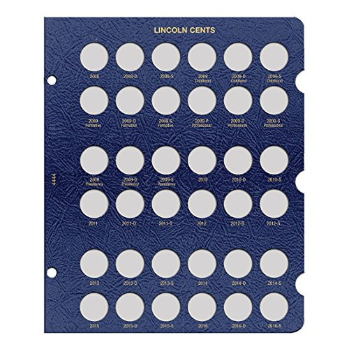 Whitman US Lincoln Cent Page 2008 - 2016