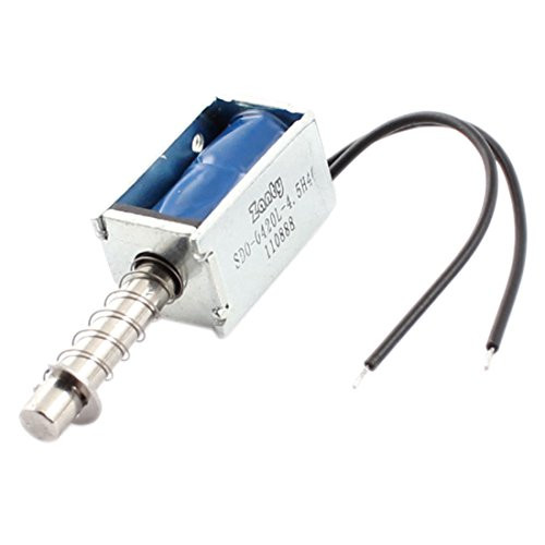 uxcell DC 12V 20g Force 3mm Stroke Pull Type Solenoid Electromagnet