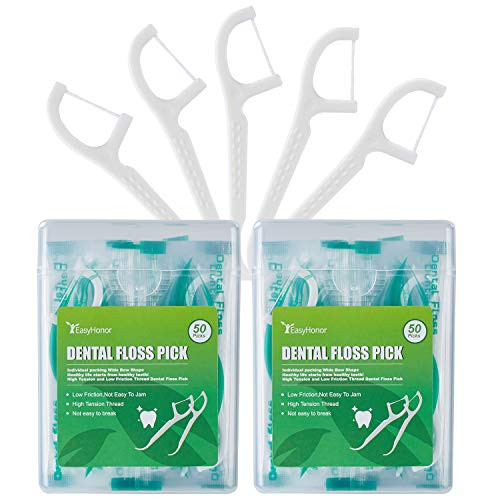 Dental Floss Picks  2 Travel Floss Cases 100 Counts Each Individually Wrapped  Dental Flossers Floss Sticks Tooth Floss Dental Sticks Teeth Flossers Picks  Gift 1 Mini Toothpick Box- Dental Floss Picks  2 Travel Floss Cases 100 Counts Each Individually Wrapped  Dental Flossers Floss Sticks Tooth Floss Dental Sticks Teeth Flossers Picks  Gift 1 Mini Toothpick Box-