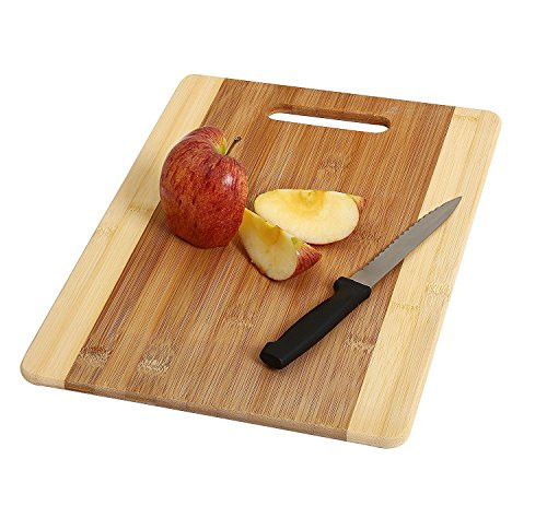 YBM HOME   KITCHEN Bamboo Cutting Board Size 12-6 L x 8-6 W x 3-8 H  343