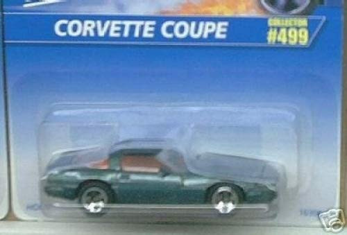 Mattel Hot Wheels 1996 1 64 Scale Green Flake Chevy Corvette Coupe Die Cast Car Collector  499