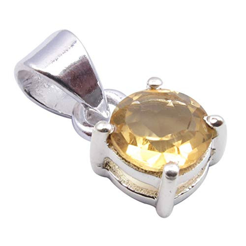 SilverStarJewel 925 Sterling Silver Original Citrine tcw 1-4 Pendant 0-6 Women Jewelry SilverStarJewel 925 Sterling Silver Original Citrine tcw 1-4 Pendant 0-6 Women Jewelry