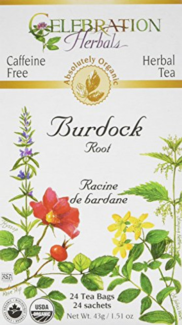 Celebration Herbals Tea Bags Burdock Root 24 Count Celebration Herbals Tea Bags Burdock Root 24 Count