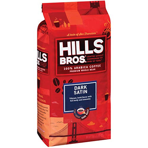 Hills Bros Coffee Hills Bros- Whole Bean Dark Roast Coffee  24 Ounce