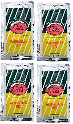 Del s Lemonade - Watermelon Powder Mix 4-pack