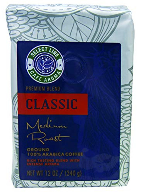 Bold Classic Blend Roasted Ground Coffee - 12 oz Bag from Aroma Select Premium Gourmet Ground Coffee Bold Classic Blend Roasted Ground Coffee - 12 oz Bag from Aroma Select Premium Gourmet Ground Coffee