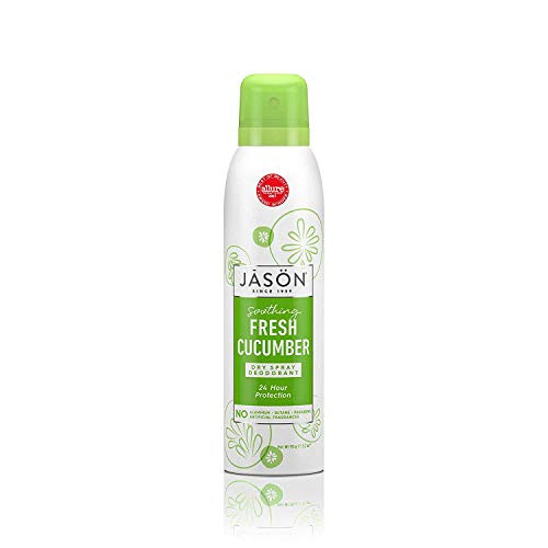 JASON Soothing Fresh Cucumber Dry Spray Deodorant  3-2 Ounce Bottle