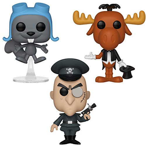 Funko 289 Animation: Pop! Rocky & Bullwinkle Collectors Magician Bullwinkle, Flying Rocky, Bullwinkle Fearlessleader, Set Funko 289 Animation: Pop! Rocky & Bullwinkle Collectors Magician Bullwinkle, Flying Rocky, Bullwinkle Fearlessleader, Set