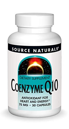 Source Natural Coenzyme Q10 Antioxidant Support 75 mg For Heart  Brain  Immunity    Liver Support - 30 Capsules
