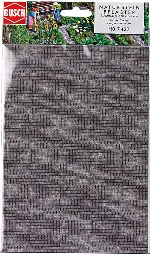 Busch 7427 Stone Pavement HO Scenery Scale Model Scenery