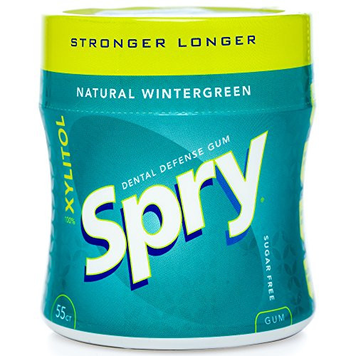 Spry Gum Stronger Longer Wintergreen  55 ct