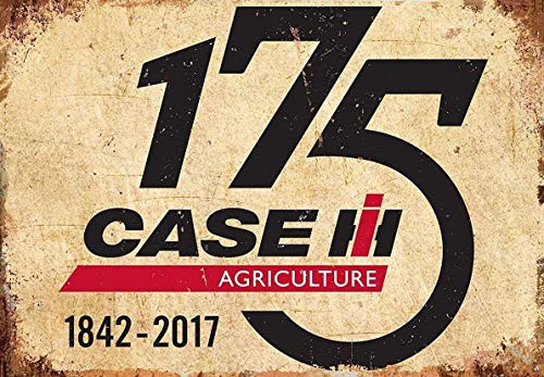 NGFD Case Ih International Harvester 175 Years Vintage Style Tin Sign Metal Decor Metal Sign Wall Metal Tin Sign 8X12 Inches