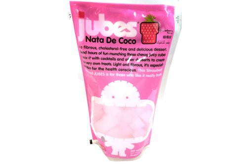 Jubes Nata De Coco Strawberry - 12-7oz Pack of 1