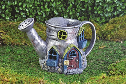 Georgetown Home & Garden Fiddlehead Fairy Watering Can House